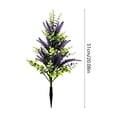 thumbnail image 3 of Artificial Persian Grass Potted Plant Set,Realistic Decorative Green And Bloom Mix Arrangement,Durable Plastic Simulation Design,Living Room Shelf Fireplace Office Desk Home Accent Decor Piece, 3 of 9