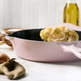 thumbnail image 6 of STAUB Cast Iron 11-inch Traditional Deep Skillet - Peony Pink, 6 of 8