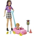 thumbnail image 3 of Barbie Skipper Babysitters Inc. Accessories Set with Small Toddler Doll & Toy Car, Plus Traffic Light, Cone, Cup & Lion Toy, Gift for 3 to 7 Year Olds, 3 of 5