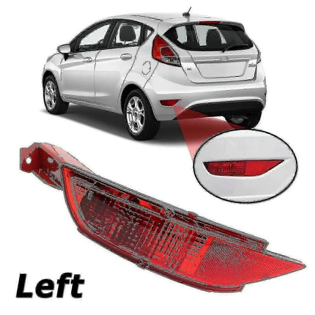 suitable forRear Bumper Reflector Fog Lamp Tail Brake Light Right For Ford Fiesta Mk7 2008 2009 2010 2011 2012 2013 2014 Cmax 2010-2015-CDB