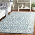 thumbnail image 2 of SAFAVIEH Ebony Aiden Bordered Area Rug, Ivory/Navy, 6' x 9', 2 of 7