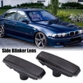 thumbnail image 1 of 1 Pair Side Marker Light Covers Turn SignalCompatible For5 Series E39 1996-2004 63148360589, 1 of 7