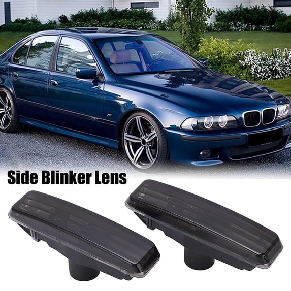 1 Pair Side Marker Light Covers Turn SignalCompatible For5 Series E39 1996-2004 63148360589
