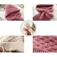 thumbnail image 4 of 2024 New Integrated Ear Protection Windproof Cap Scarf, 2 In 1 Multifunctional Elastic Warm Ear Protection Knitted Hat C, 4 of 5