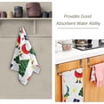 thumbnail image 2 of Christmas Gnomes Trees Hand Towels 2 PCS, Xmas Winter Holiday Kitchen Towel Ultra Soft and Highly Absorbent,Decorative Fingertip Face Towel for Bathroom Hotel, 28.3"x14.4", 2 of 5