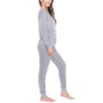 thumbnail image 3 of Honeydew Women's 2-Pc Super Soft Printed Soft Pajama Lounge Set (Purple, 2X), 3 of 8