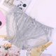 thumbnail image 2 of Gibobby Pantys para Mujer Ropa interior mujer Bikini algodón Bragas Encaje Hipster Panty Stretch Sexy Briefs（Gris， XL), 2 of 3