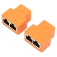 thumbnail image 3 of Répartiteur Ethernet, 2 Pcs Connecteur 1 à 2 R Répartiteur Ethernet Durable, 3 of 14