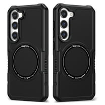 Allytech for Samsung Galaxy S23 Plus/S23  Case, Support Magsafe Wireless Charging Military Grade Hard PC Shockproof Anti-Scratch TPU Case for Samsung S23 Plus 5G, Black