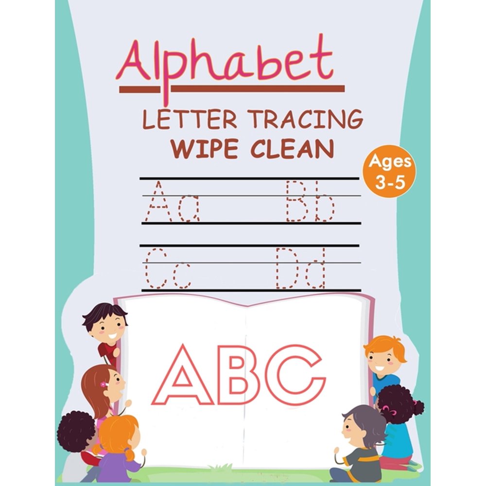 letter tracing wipe clean Letter tracing book for preschoolers learn