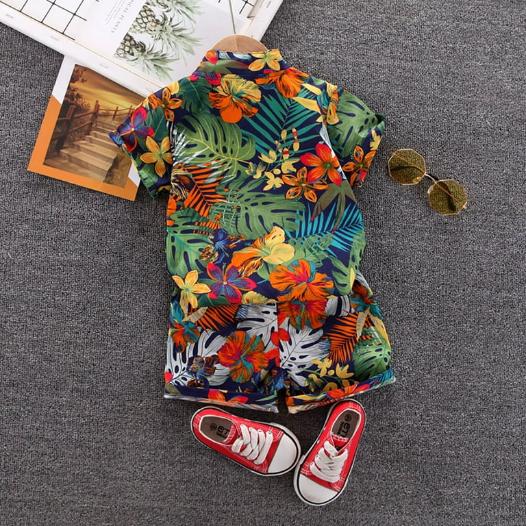Flower shirt boys online