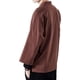 thumbnail image 3 of Chaqueta tipo Kimono JAMW Casual Mezclas de algodón Lino Siete mangas Marrón 2xl Sencillez, 3 of 5