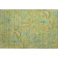 thumbnail image 2 of Addison Rugs Mayfield Washable Transitional Paisley Aloe Rectangle Rug, 1'8" x 2'6", 2 of 5