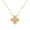 Rose Quartz, variant on S.Leaf Gold Clover Necklace for Women 18K Gold Plated Clover Pendant Pendant Charm Lucky Necklaces