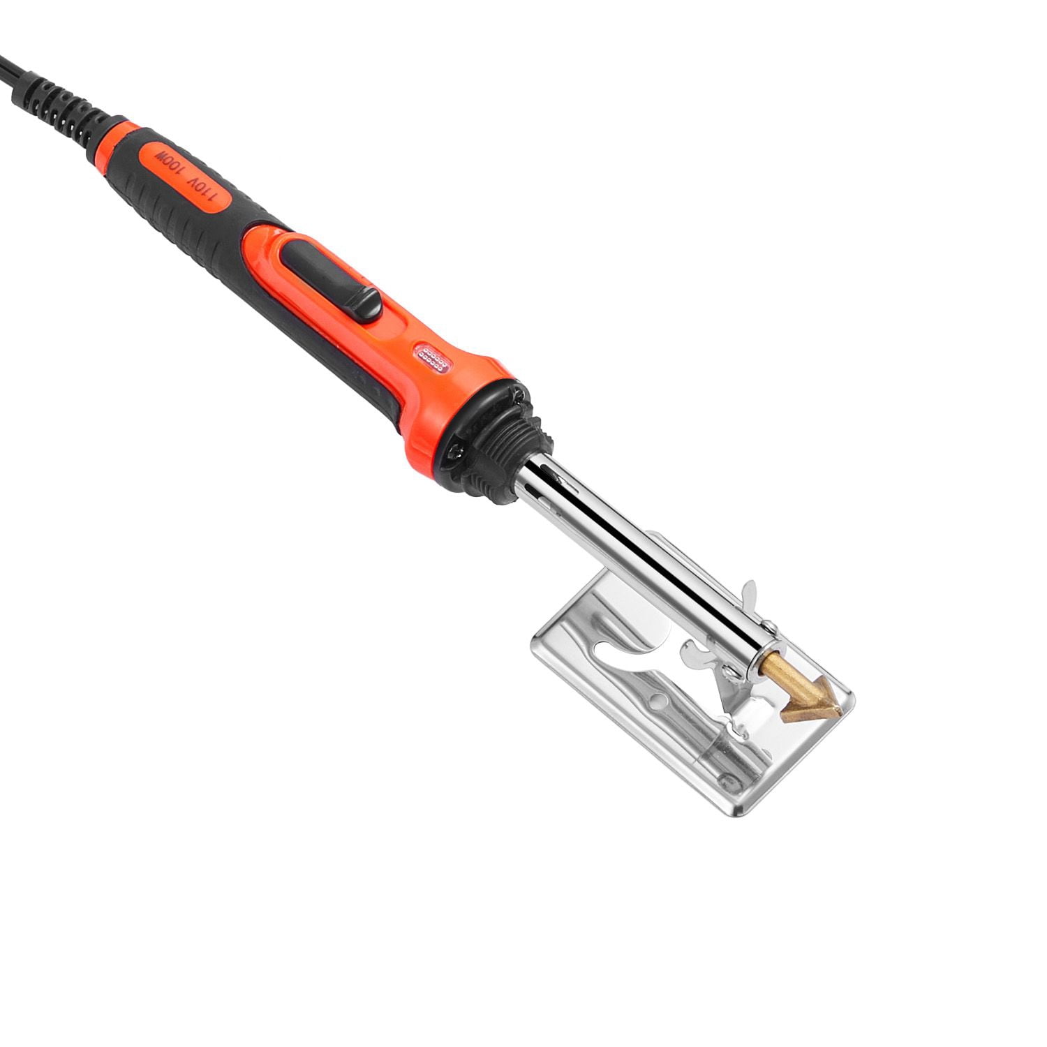 Plastic welding machine kit, 60W/100W dual power plastic soldering iron with 3 welding nozzles and 20 welding rods, professional repair tool for car bumper, kayak toy electronics