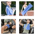 thumbnail image 6 of HuiXinOu Summer Sports Cooling Quick Dry Towel, Ultra Absorbent Sweat Wiping Towel for Running and Basketball, Portable Cold Feeling Towel with Wristband for Outdoor Fitness, 6 of 6