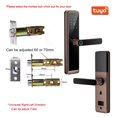 thumbnail image 2 of Biometric Fingerprint Door Lock DB20 Black Smart Lock Tuya App Remote Unlocking Keyless Lock Electronic Door Lock ,More Secure, 2 of 4