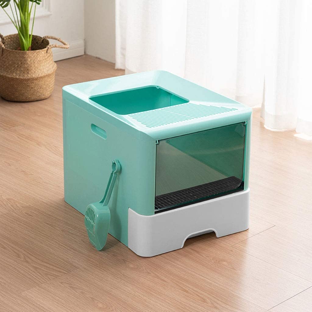 Litter Box TopEntry Litter Box Fully Enclosed Large Cat Toilet Litter