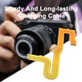 thumbnail image 1 of Cable flexible LCD SUSUchens, duradero, con orificios precisos, rotación de pantalla suave, fácil instalación, pieza de reparación para cámara Canon M10, cable de pantalla amarillo, 1 of 8