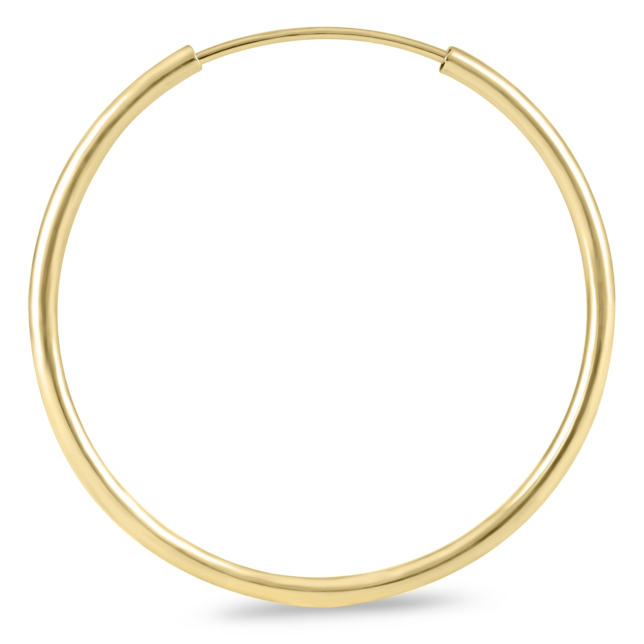 SZUL Women's 30mm Endless 14K Yellow Gold Filled Thin Hoop Earrings