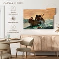 thumbnail image 5 of Elephant Stock The Herring Net Wall Art - Horizontal Canvas Wall Art - Living Room Wall Decor - Hobbies And Lifestyle Canvas - Gray And Orange Decor By Winslow Homer - 48" x 32", 5 of 8