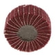 thumbnail image 2 of Rueda abrasiva de pulido de dibujo no tejido con vástago de 6 mm para limpieza de superficies metálicas 60 x 25 x 6 mm de grano rojo, 2 of 8
