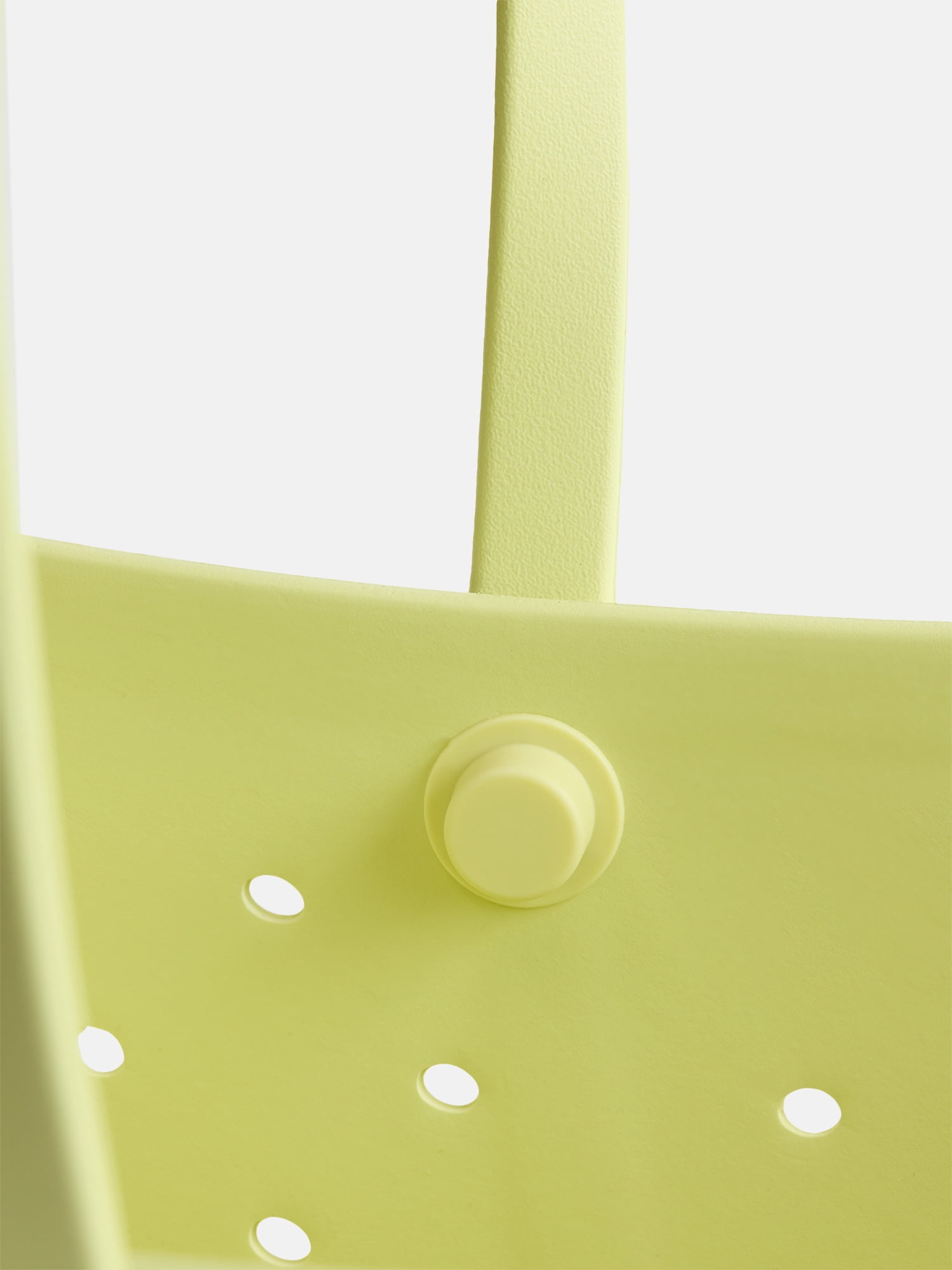 Time and Tru Women's Waterproof EVA Beach Tote Bag, Yellow
