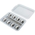 thumbnail image 3 of Cubes de Glace de Football, Forme de Ballon de Football Roches de Refroidissement de Whisky en Acier Inoxydable Glaçons Réutilisables pour le Refroidissement des Boissons à Base de Vin, 3 of 5