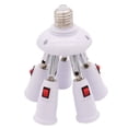 thumbnail image 3 of Cocobaby E26/E27 Light Bulb Socket Splitter Adjustable Bulbs Socket Connector with Switch, 3 of 16