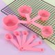 thumbnail image 1 of Cuchara medidora y taza medidora de Hello Kitty, herramienta para hornear pasteles DIY, Linda fórmula para hornear leche en polvo, juego de escala de dibujos animados, 4 piezas, 1 of 4
