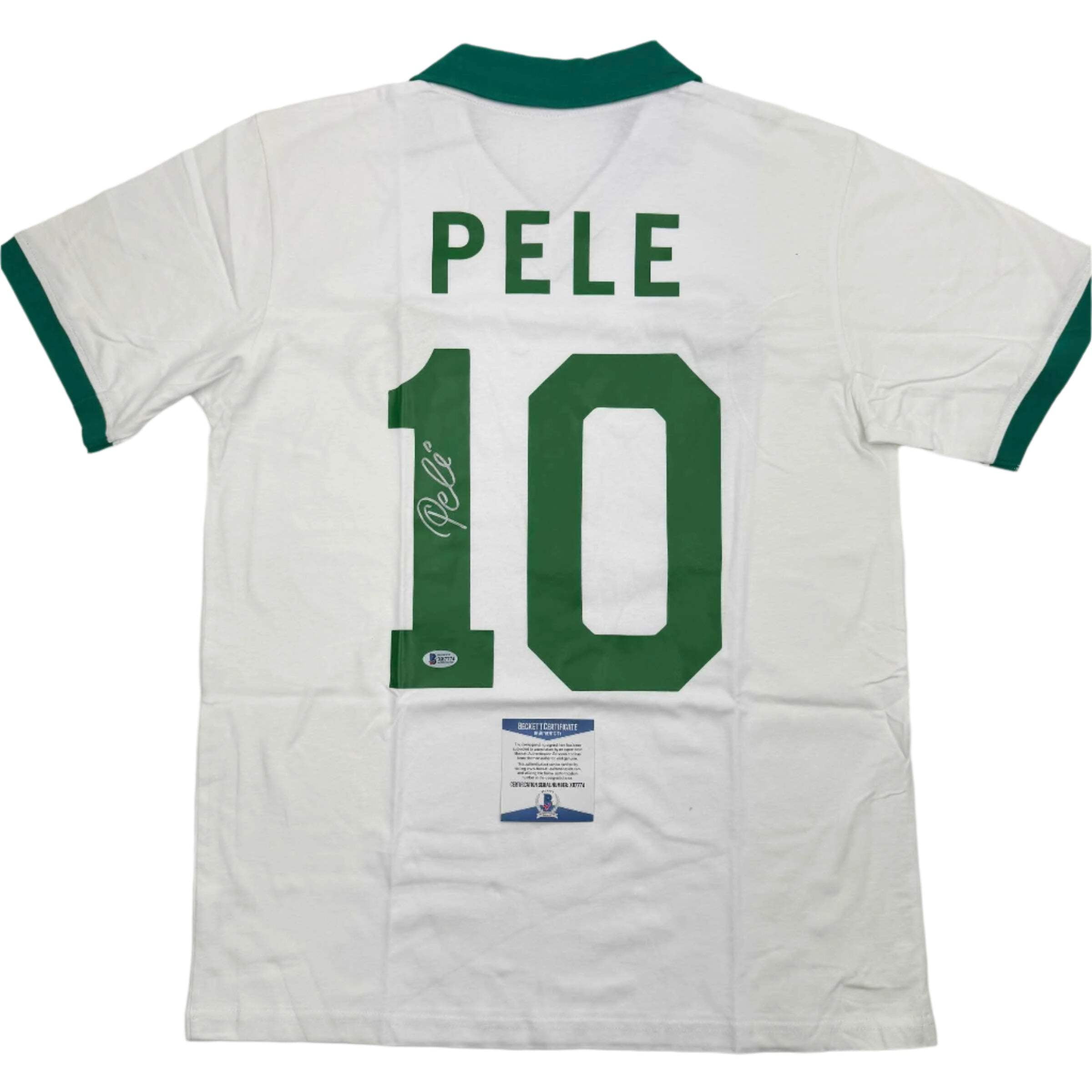 Pele Signed Yellow Brazil Soccer Jersey BAS - Walmart.com