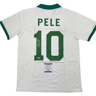 Pele Signed Yellow Brazil Soccer Jersey BAS - Walmart.com
