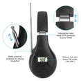 thumbnail image 6 of JIAHAOO Wireless FM Radio Headphones Black 50-108MHz One Preset Station Lightweight Portable AA Battery Great Sound AUX Input Cable, 6 of 7