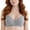 Dark Gray, variant on Ohufall Womens Sports Bra Seamless Shockproof Wireless Bralette Comfortable Push Up Removable Straps Daily Bras