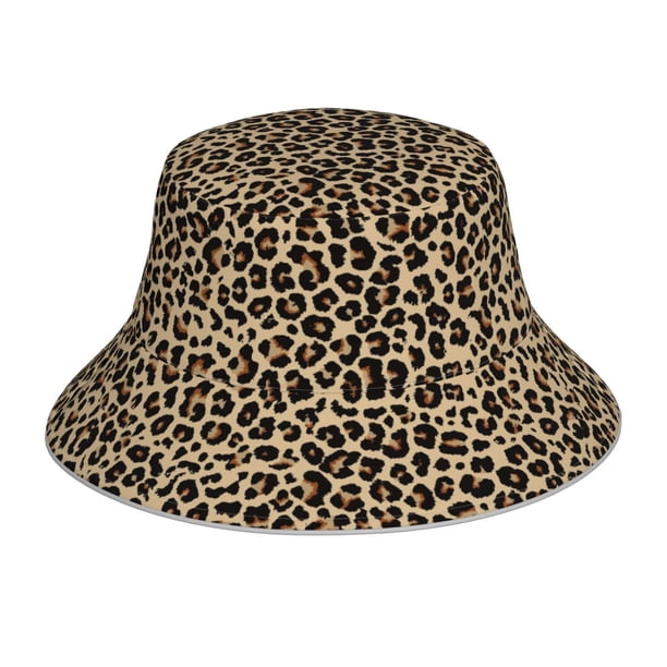 Balery Leopard Print-1 Sombreros para el sol para hombre y mujer, sombrero de pescador con UPF 50+