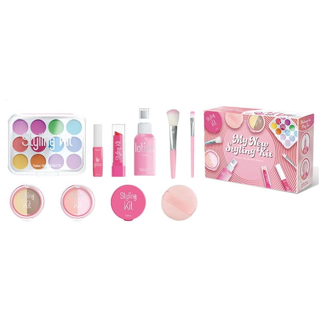 Girls Children Make-up Vanity Toy Kids Dressing Cosmetics Playhouse Set