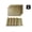 Gold, variant on Dainty Home Lacey Metallic Scribble Design Rectangle Set of 4 Placemats in Silver