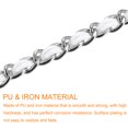 thumbnail image 4 of Unique Bargains Purse Chain Strap, 55' Purse Strap Shoulder Bag Replacement Strap, White&Silver, 4 of 6