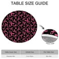 thumbnail image 6 of Breast Cancer Round Fitted Tablecloth with Elastic Edge,Dining Table Cover Waterproof,Outdoor Round Tablecloth for Camping,Dining,Indoor and Outdoor, 6 of 7