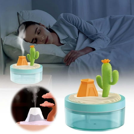 

Linjieee Colorful Atmosphere Light Household Desktop Air Humidifier For Bedroom Room Must Haves Nightstand Humidifiers for Bedroom for Couples Who Have Everything