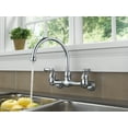 thumbnail image 3 of Peerless Claymore Two Handle Wall-Mount Kitchen Faucet in Chrome P299305LF, 3 of 5