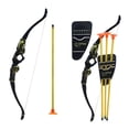 thumbnail image 1 of Plastic Archery Set with Suction Cup Arrows, 8m Draw Range, Fun Outdoor Target Practice Toy, 1 of 8