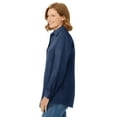 thumbnail image 3 of Woman Within Plus Size Soft Faux Suede Shirt, 3 of 6