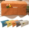 thumbnail image 1 of pstuiky Sofa Armrest Covers with 3 Pockets Non-Slip Washable Couch Arm Covers 70X110Cm Sofa Protector In Beige, Yellow, Orange, Grey, Blue, 1 of 8