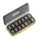 thumbnail image 3 of Organizador semanal de pastillas portátil resistente de gran capacidad para oficina de dormitorio al aire libre 14 Rejillas Negras Yuyangstore Organizador Semanal, 3 of 8
