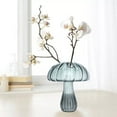 thumbnail image 4 of Plant Vase Crafts Creative Mushroom Shaped Desktop Ornament Glass Vase For Home Living Room Decor, 4 of 9