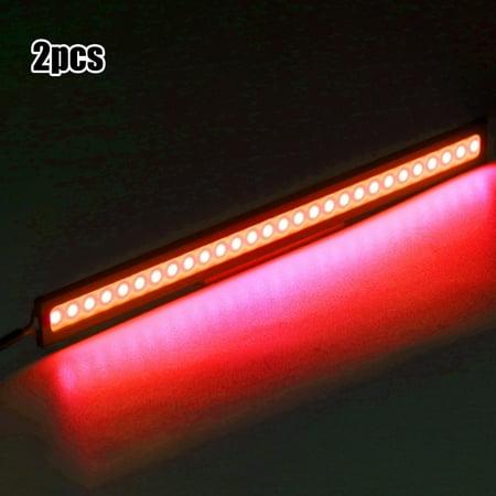 

2Pcs 12V LED Car Interior White Strip Lights Bar Lamp Car Van Caravan Boat New 3#