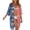 Red, variant on Women's Open Front Beach Cardigan Independence Day Printed Sheer Mesh Swimsuit Cover Up for Summer Holiday Festival Wear Crochet Swimsuit Coverup for Women Red One Size
