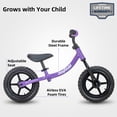 thumbnail image 4 of JOYSTAR Kids Balance Bike for 18 Months 2, 3 4 and 5 Years Old Boys & Girls, 12" Toddler Training Bike for Baby, Lightweight & Adjustable No Pedal Bicycle for Children, Purple, 4 of 7