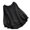 Black, variant on yunLCZ Womens Long Sleeve Shirts Ladies Summer Solid Loose Ruffle Bottom Cuffs Crew Neck Long Sleeve Shirt Womens Long Sleeve Shirts